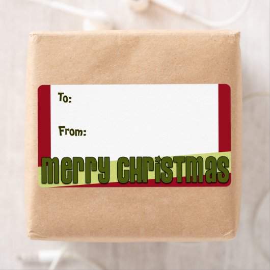 Merry Christmas Gift Labels - Groot (Insitu)