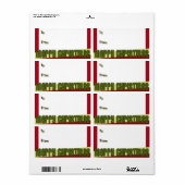 Merry Christmas Gift Labels - Groot (Full Sheet)
