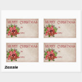 Merry Christmas Gift Labels | Red Bells (Vel)