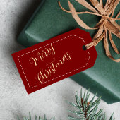 Merry Christmas Gifts Custom Name Minimalist Cadeaulabel
