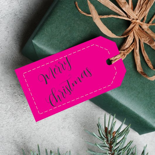Merry Christmas Gifts Custom Name Minimalist Cadeaulabel