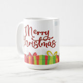 Merry Christmas Gifts Mug Koffiemok (Voorkant links)