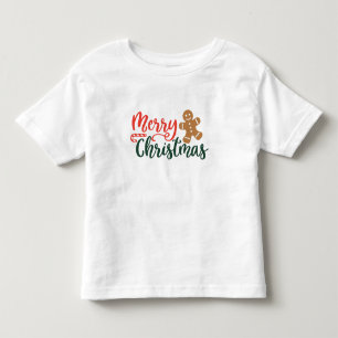Merry Christmas Gingerbread Cookie Peuter Shirt -