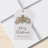 Merry Christmas Gingerbread Cookies Cadeaulabel
