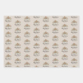 Merry Christmas Gingerbread Cookies Inpakpapier Vel (Voorkant 2)