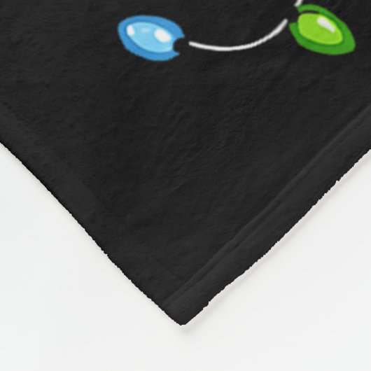 Merry Christmas Gingerbread Couple Christmas Pajam Fleece Deken (Hoek)