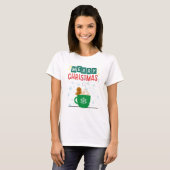 Merry Christmas Gingerbread Holiday T-shirt (Voorkant volledig)