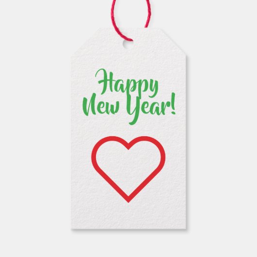 Merry Christmas, GingerBread man, Pixel Art Cadeaulabel (Achterkant)