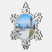 Merry Christmas Girl Puzzle Mon. ornament (Rechts)