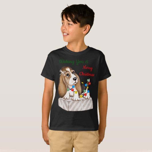 Merry Christmas Girls  T-shirt (Voorkant volledig)