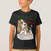 Merry Christmas Girls  T-shirt (Voorkant)
