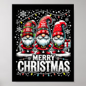 Merry Christmas Gnome Funny Family Christmas  Poster (Voorkant)