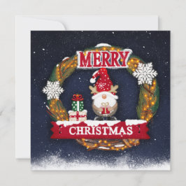 Merry Christmas Gnome  Kaart
