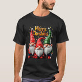 Merry Christmas Gnomes Cozy Winter Gatherings T-shirt (Voorkant)