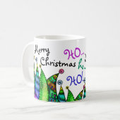 Merry Christmas Gnomes Mug Koffiemok (Voorkant links)