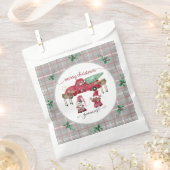 Merry Christmas Gnomies Gnome Rode Vrachtwagen Wat Bedankzakje (Geknipt)