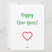 Merry Christmas, gnoom pixelart, Pixel Art  Feestdagenkaart (Achterkant)