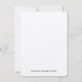 Merry Christmas Gold Sneeuwvlokken Blank Kaarten (Achterkant)