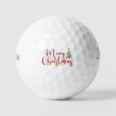 **MERRY CHRISTMAS'* GOLF BALLS GOLFBALLEN (Voorkant)