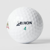 **MERRY CHRISTMAS'* GOLF BALLS GOLFBALLEN (Logo)