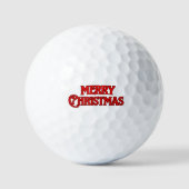 Merry Christmas Golfballen (Voorkant)