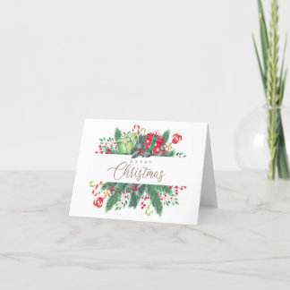 Merry Christmas Goodies Card Feestdagen Kaart