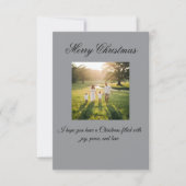 Merry Christmas Greeting Card Bedankkaart (Voorkant)