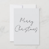 Merry Christmas Greeting Card Bedankkaart (Achterkant)