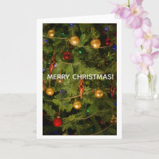 Merry Christmas Greeting Card Kaart