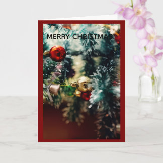 Merry Christmas Greeting Card Kaart