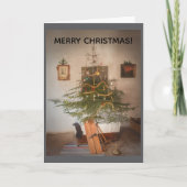 Merry Christmas Greeting Card Kaart (Voorkant)