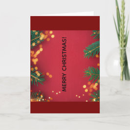 Merry Christmas Greeting Card Kaart