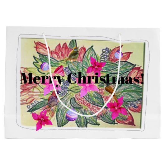 Merry Christmas! Groot Cadeauzakje (Achterkant)