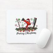 Merry Christmas Haarstylist Kapsalon Matching C Muismat (Met muis)