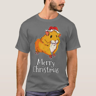 Merry Christmas Hamster Santas Pet Hamster T-shirt