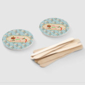 Merry Christmas Hand Fan – Festive Holiday Design Handwaaier (Niet-gemonteerd)