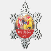 Merry Christmas Hand Lettered Script Ornament (Rechts)