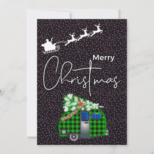 MERRY CHRISTMAS | Happy Holiday MCM Camper (Voorkant)