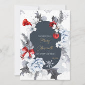 Merry Christmas happy new year card Bedankkaart (Voorkant)