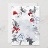 Merry Christmas happy new year card Bedankkaart (Achterkant)