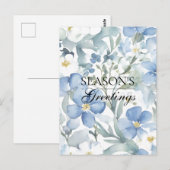 Merry Christmas Happy New Year Holiday Season Briefkaart (Voorkant / Achterkant)