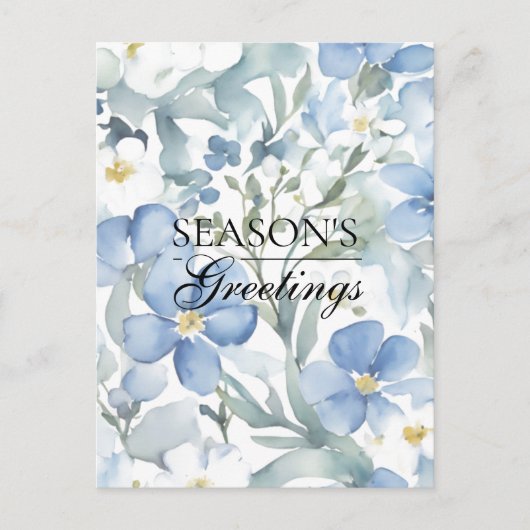 Merry Christmas Happy New Year Holiday Season Briefkaart (Voorkant)