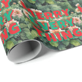 Merry Christmas Happy New Year Holiday Season Cadeaupapier (Rol Hoek)