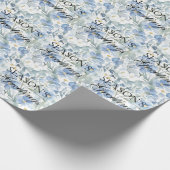 Merry Christmas Happy New Year Holiday Season Cadeaupapier (Hoek)