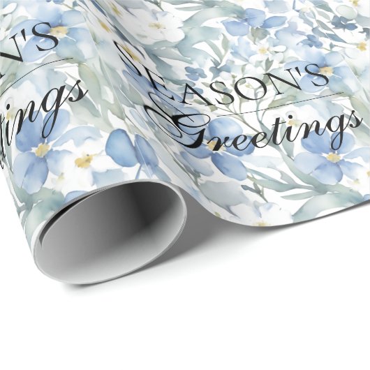 Merry Christmas Happy New Year Holiday Season Cadeaupapier (Rol Hoek)