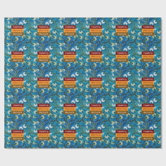 Merry Christmas Happy New Year Holiday Season Cadeaupapier (Vlak)