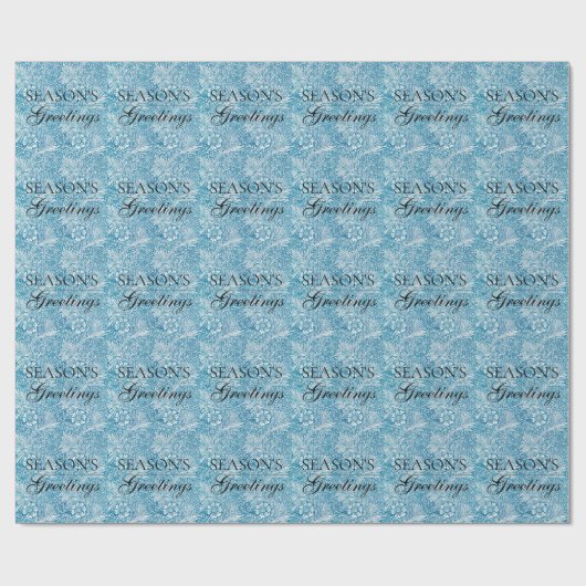 Merry Christmas Happy New Year Holiday Season Cadeaupapier (Vlak)