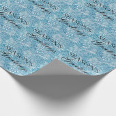 Merry Christmas Happy New Year Holiday Season Cadeaupapier (Hoek)