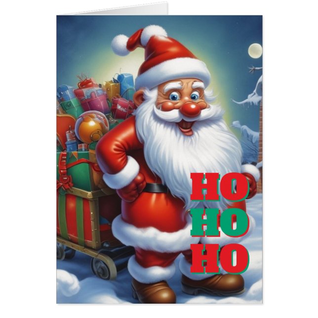 Merry Christmas Happy New Year Holiday Season Card (Voorkant)