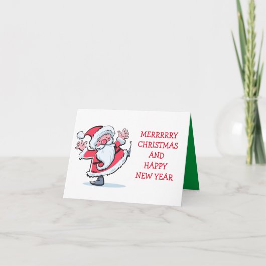 MERRY CHRISTMAS/HAPPY NEW YEAR KAART (Voorkant)